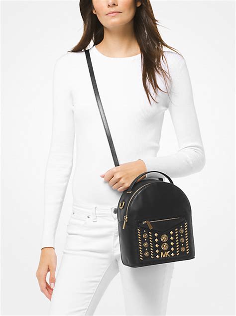 Jessa Small Embellished Leather Convertible Backpack 